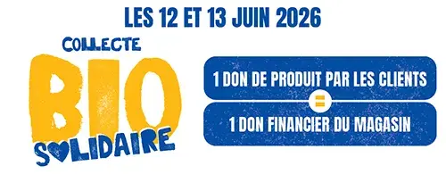 12 et 13 juin, la Collecte Bio Solidaire de retour dans votre magasin